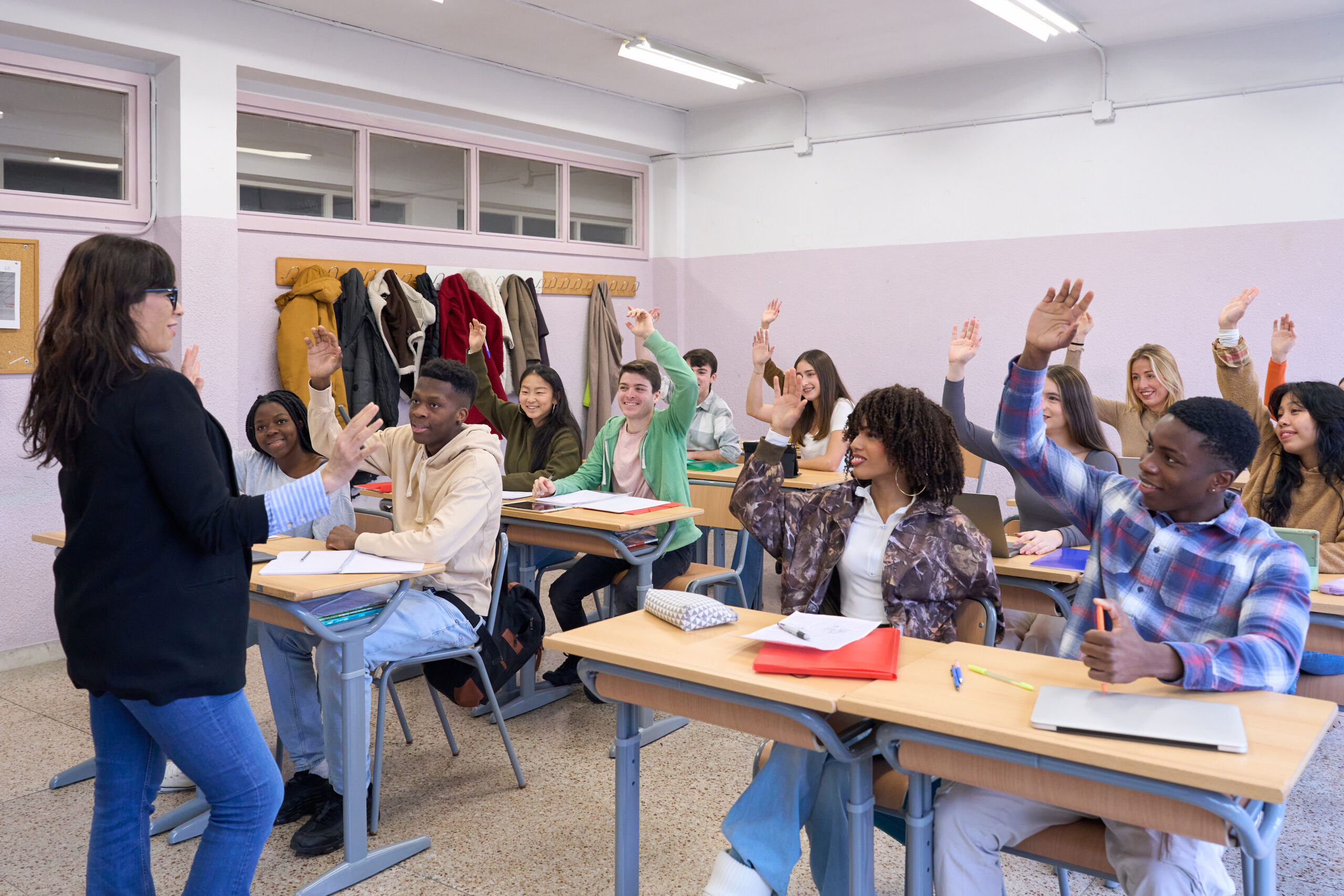 Self-Advocates in a classroom learning about relationships, sexuality and safety