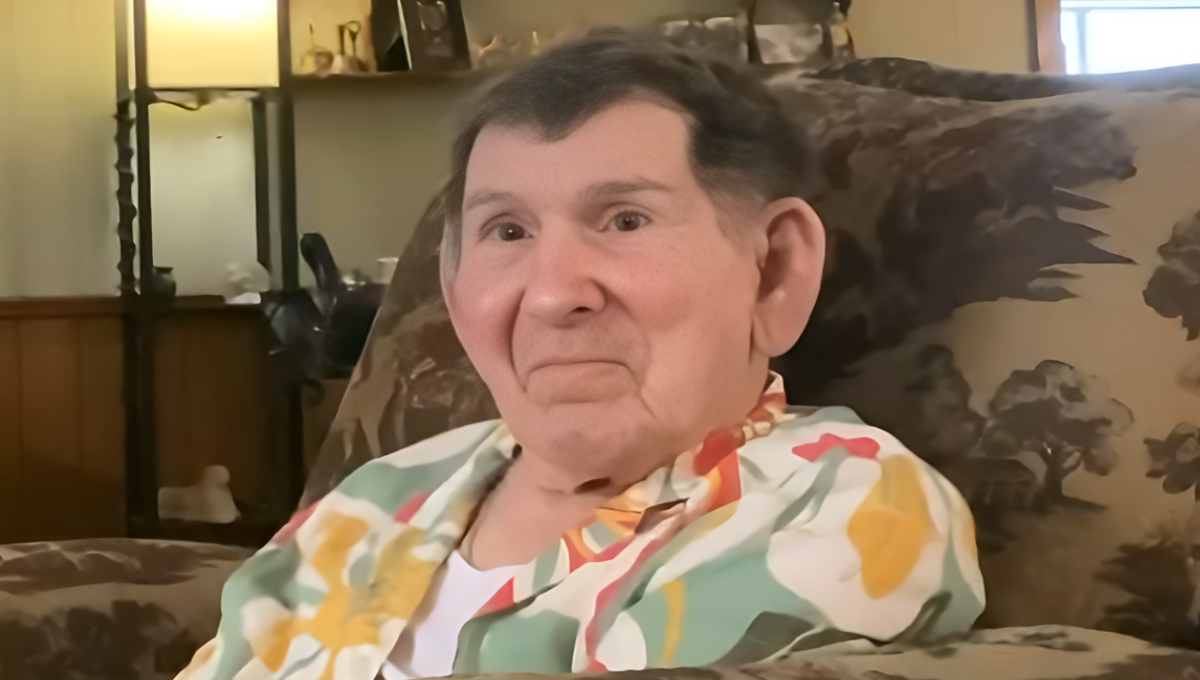 An older white male sits for an interview on aging and independent living.